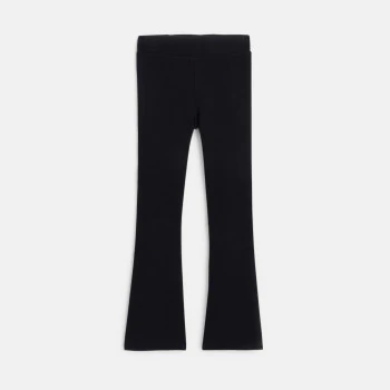 Legging coupe trompette noir fille