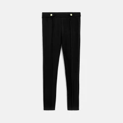 Jegging chic en jersey Milano noir fille