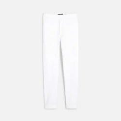 Leggings unis blanc fille