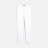 Leggings unis blanc fille