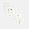 Body col US frimousses (lot de 5) blanc naissance