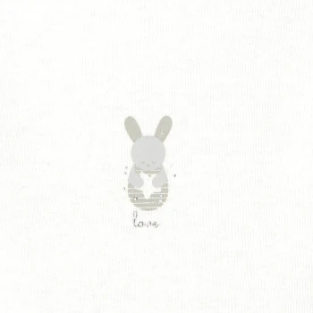 Body col US lapin (lot de 3) blanc naissance