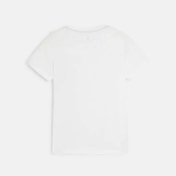 T-shirt basique manches courtes blanc garçon