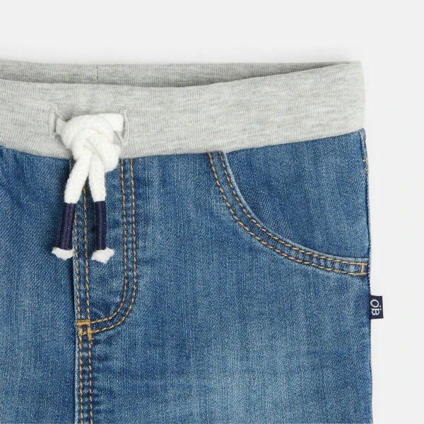 Short en jean bleu bébé garçon