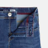 Bermuda skinny en jean hyper stretch bleu garçon