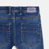 Bermuda skinny en jean hyper stretch bleu garçon