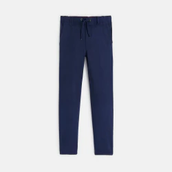 Pantalon large à enfiler bleu garçon