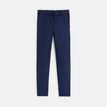 Pantalon large à enfiler bleu garçon