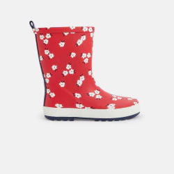 Bottes de pluie fleuries...