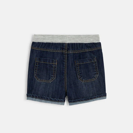 Short en jean bleu bébé garçon