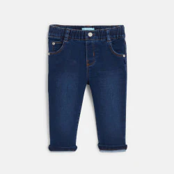 Jean confort ultra stretch enfilable bleu bébé garçon