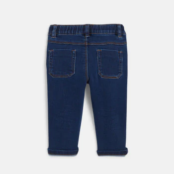 Jean confort ultra stretch enfilable bleu bébé garçon