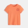 T-shirt à motif orange bébé garçon