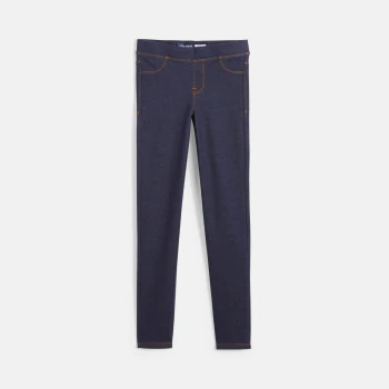 Jegging stretch bleu fille