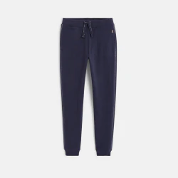 Jogging en molleton bleu fille