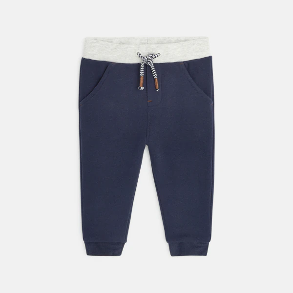 Pantalon jogging bleu bébé garçon