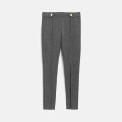 Jegging chic en jersey Milano gris fille