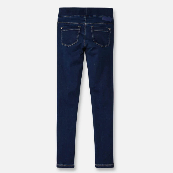 Tregging en jean hyper stretch bleu fille