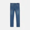 Jean droit hyper stretch bleu garçon