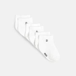 Socquettes blanches (lot de 3) bébé garçon