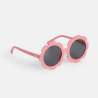 Lunettes de soleil fleurs rose fille