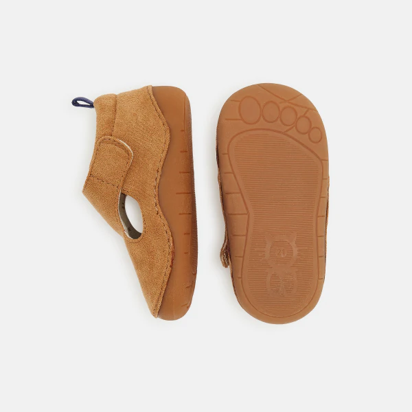 Chaussons parc beige bébé garçon