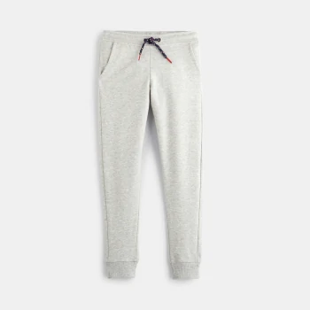 Pantalon de jogging en molleton gris garçon