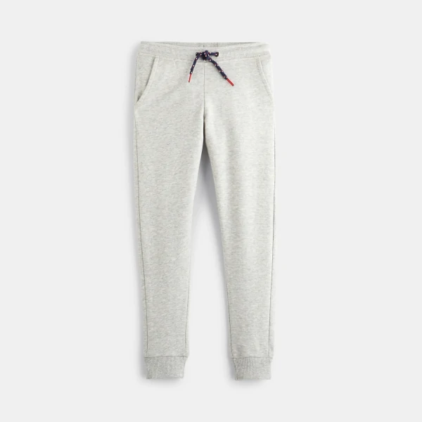 Pantalon de jogging en molleton gris garçon