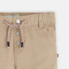 Pantalon regular coton fantaisie beige bébé garçon