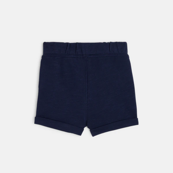 Short molleton bleu bébé garçon