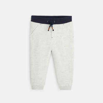 Pantalon jogging blanc bébé garçon