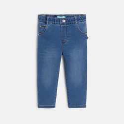 Jean confort ultra stretch enfilable bleu bébé garçon