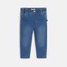 Jean confort ultra stretch enfilable bleu bébé garçon