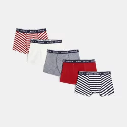 Boxers en jersey (lot de 5) garçon