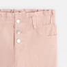 Pantalon mom paper bag rose fille