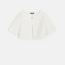 Veste boléro écru Fille