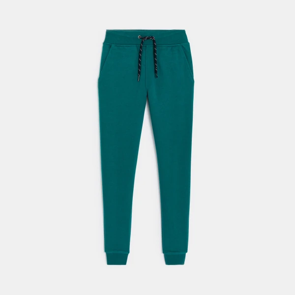 Pantalon de jogging en molleton bleu canard garçon