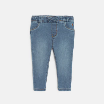 Pantalon tregging bleu bébé fille