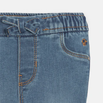 Pantalon tregging bleu bébé fille