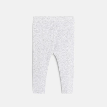 Legging uni gris bébé fille