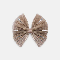 Barrette nœud papillon irisé Fille