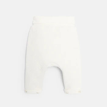 Veste matelassée et pantalon réversibles avec body blanc bébé mixte