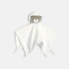 Doudou plat chat gaze de coton