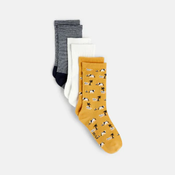 Chaussettes fantaisie (lot de 3) Garçon