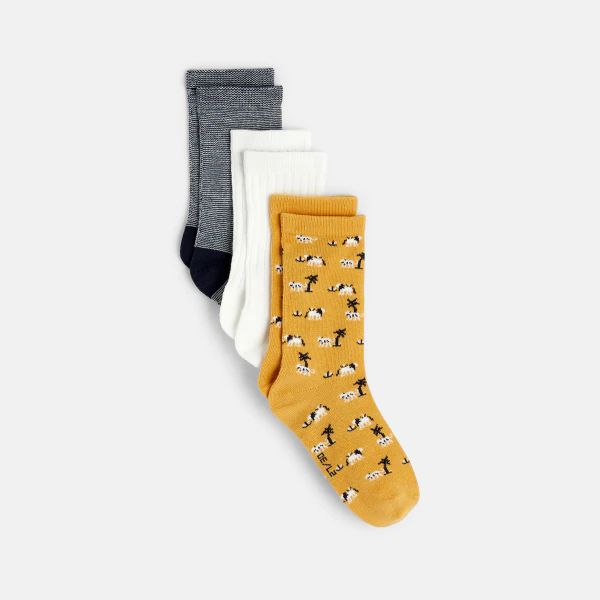 Chaussettes fantaisie (lot de 3) Garçon