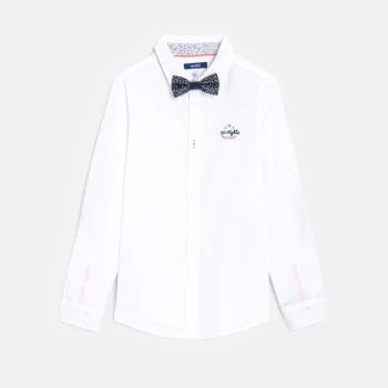 Chemise blanche + nœud papillon Garçon