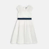 Robe chic sans manches blanc Fille