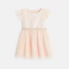 Robe de fête brillante rose bébé fille