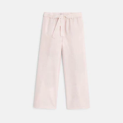 Pantalon large irisé rose...