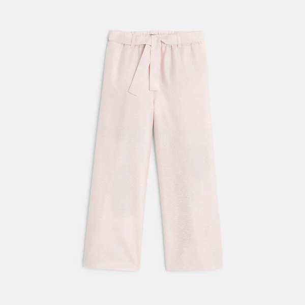 Pantalon large irisé rose Fille